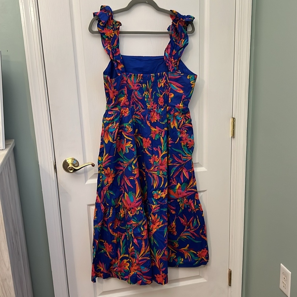 NWT JCrew Floral print maxi dress 10 - Picture 3 of 8
